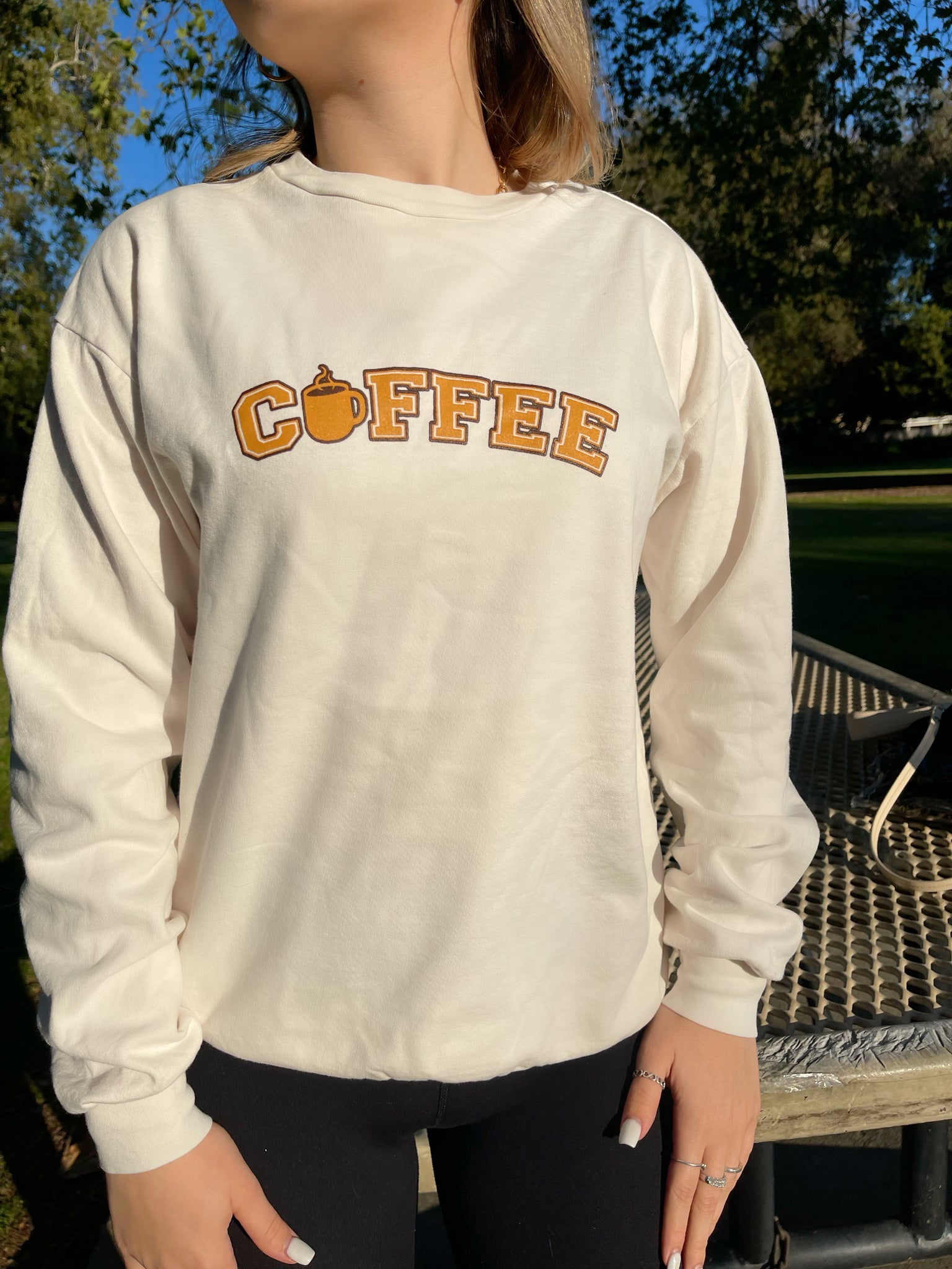 "COFFEE" Crew Neck THICK