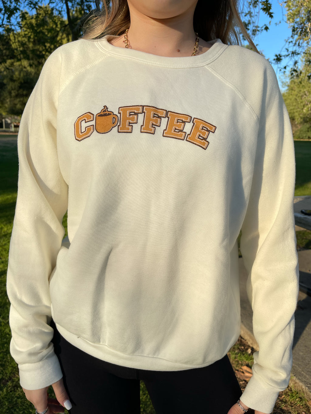 "COFFEE" Crew Neck SOFT